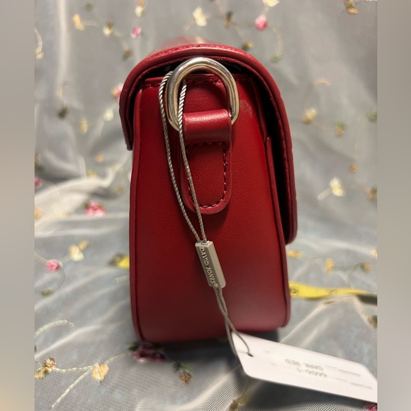 David Jones Red Shoulder Bag/Crossbody NWT - Picture 5 of 11